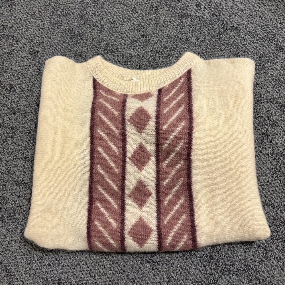 Vintage Alafoss Handmade Icelandic Sweater 100% Wool (Size S)